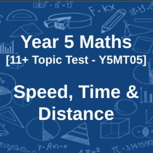 Speed, Time & Distance [11+ Maths Topic Test]