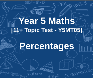 11+ Maths Percentages Test